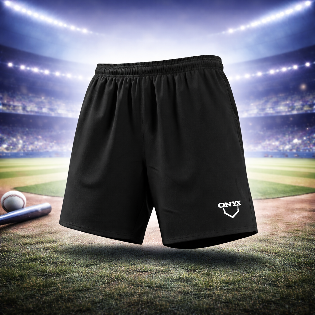 Onyx Shorts – 251 Black Premium Microfiber – Onyx Softball Bats