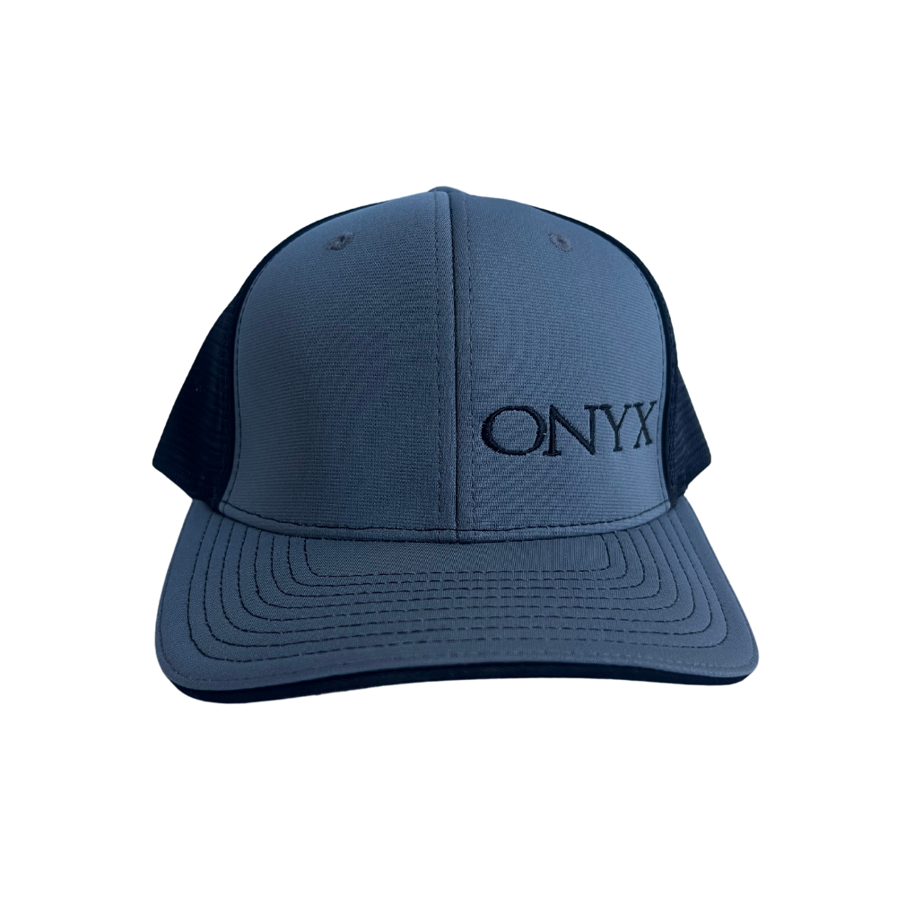 Onyx Hat - Charcoal/Black Black Onyx Logo