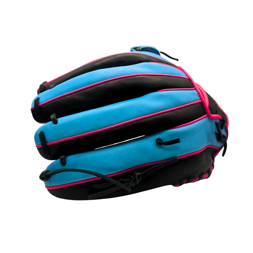 Onyx Fielding Glove - Black, Pink &amp; Blue