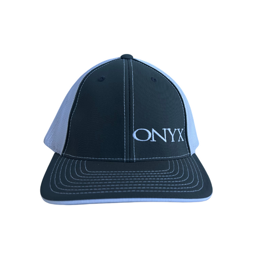 Onyx Hat - Charcoal/White White Onyx Logo 404m