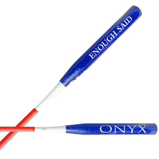 2024 Onyx Enough Said Blue End Load Senior Softball Slowpitch Bat