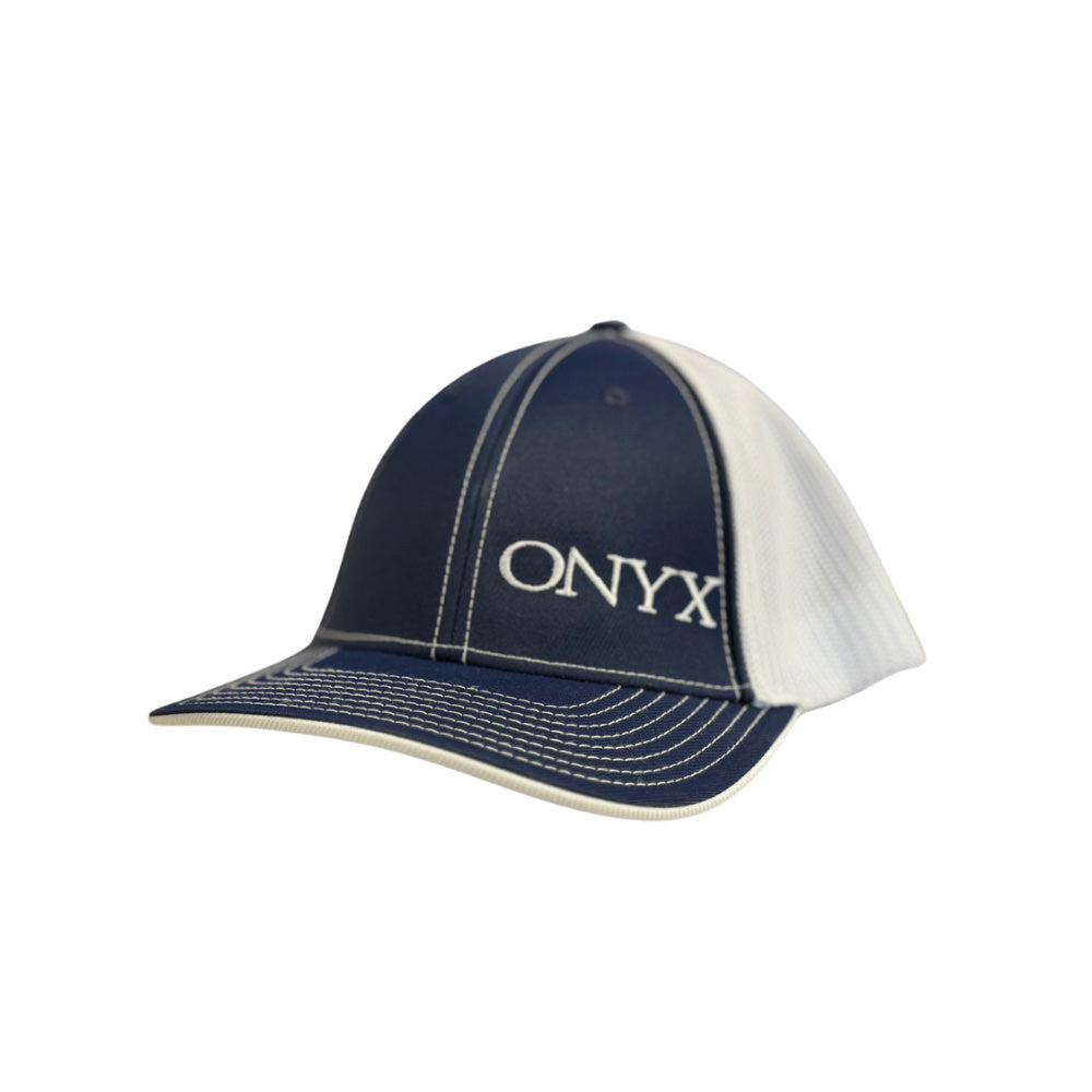 Onyx Hat - Navy/White White Onyx Logo