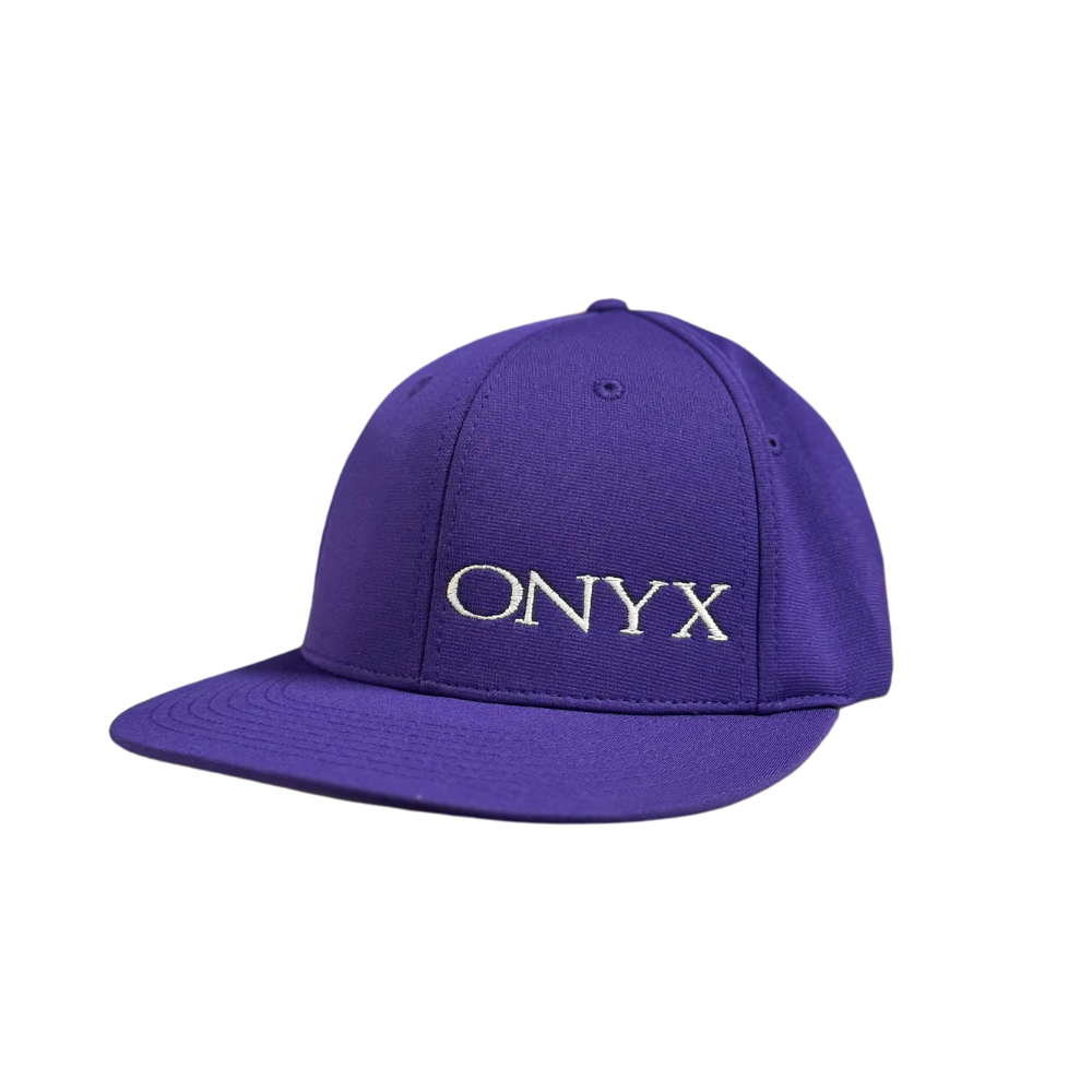 Onyx Hat - Purple White Onyx Logo
