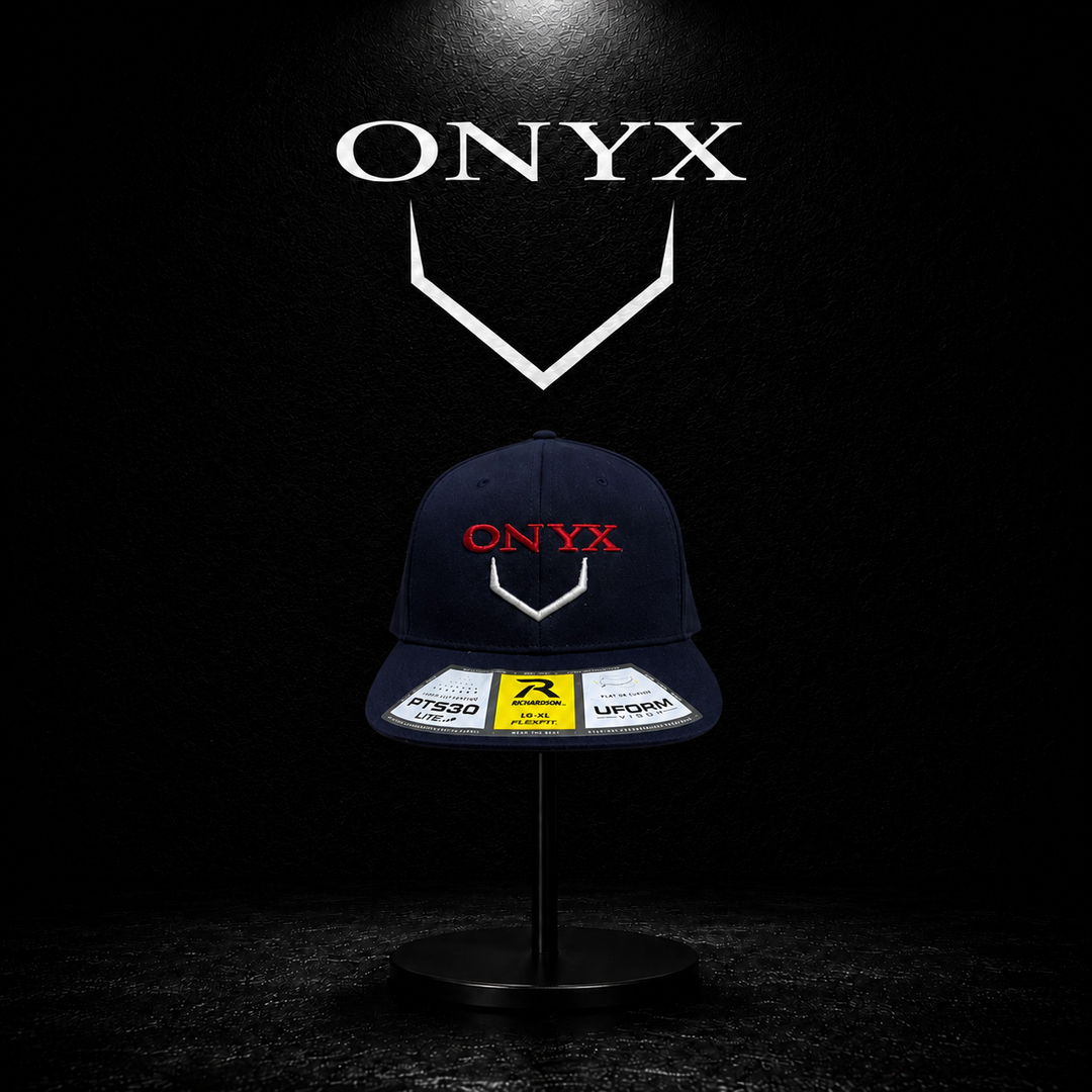 Onyx Hat - Navy Red White Homeplate