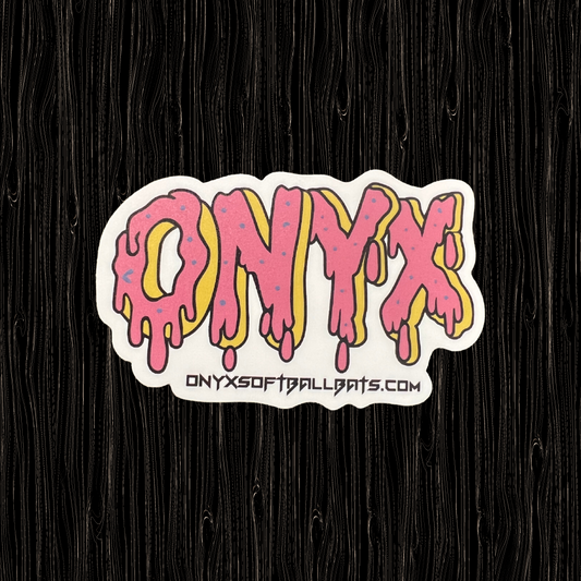 Onyx Melting Donut - Sticker