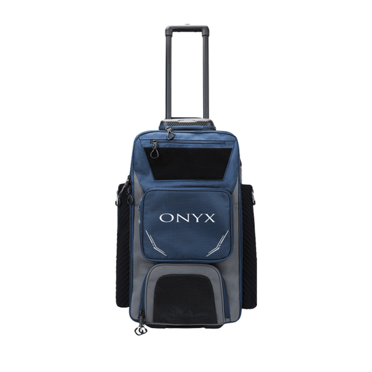 2025 Onyx Roller Backpack - Navy & Charcoal
