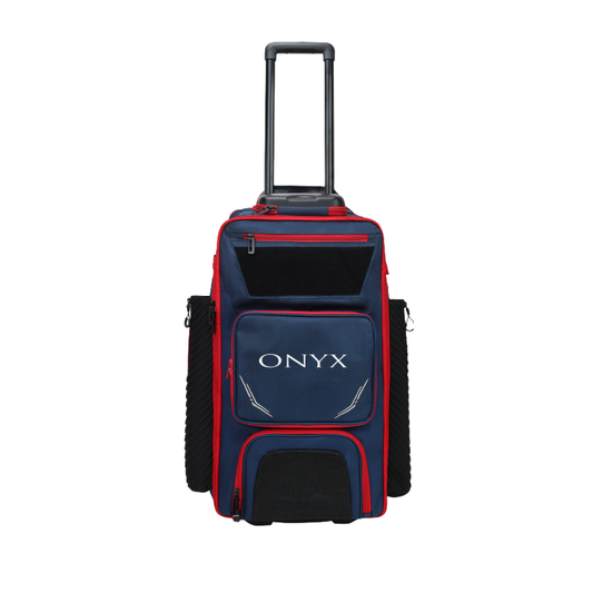 2025 Onyx Roller Backpack - Navy & Red