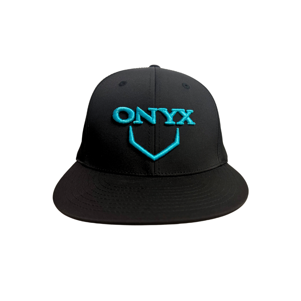 Onyx Hat - Black/Teal Homeplate