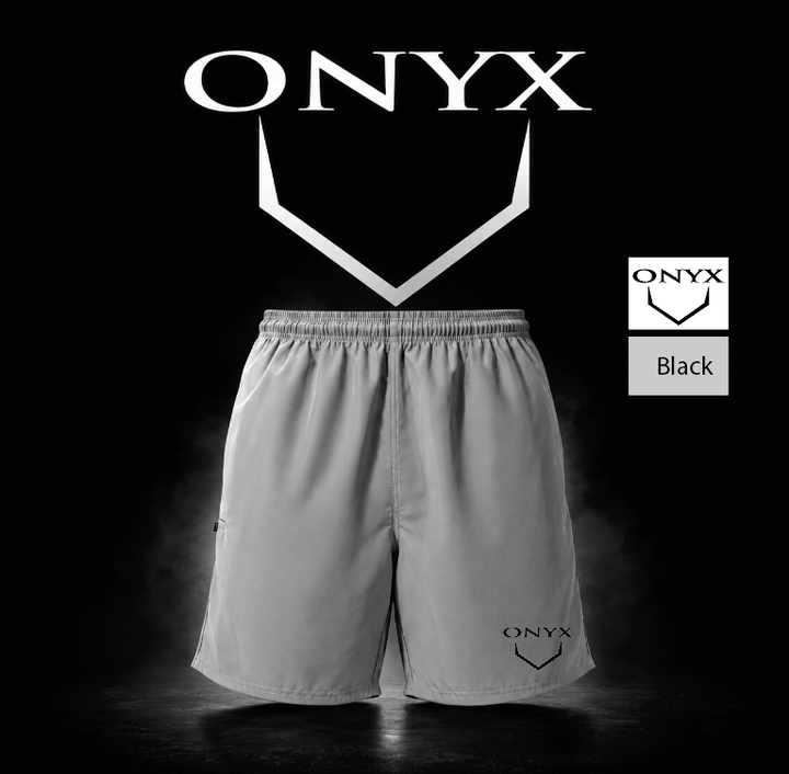Onyx Shorts – Cement Charcoal Grey Premium Microfiber