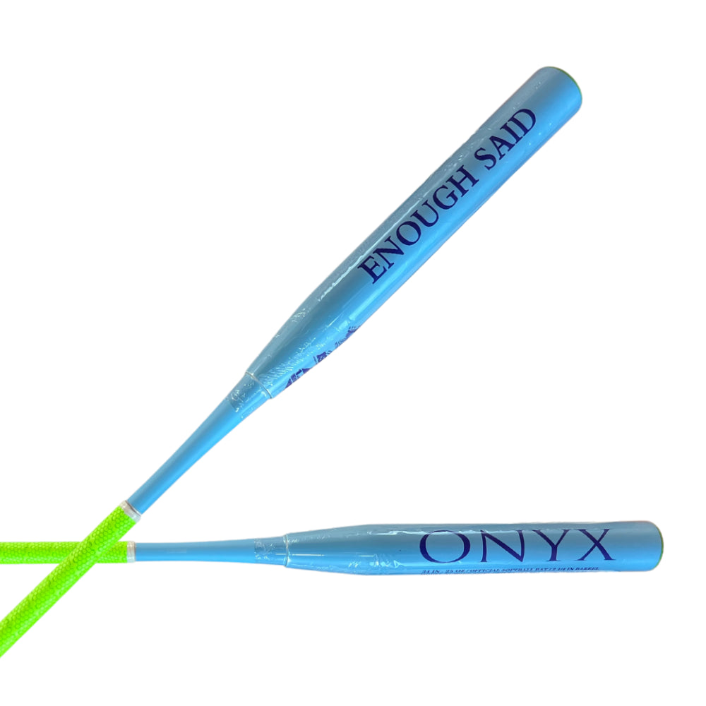 2023 Onyx Enough Said Carolina Blue End Load Senior Softball Slowpitch Bat