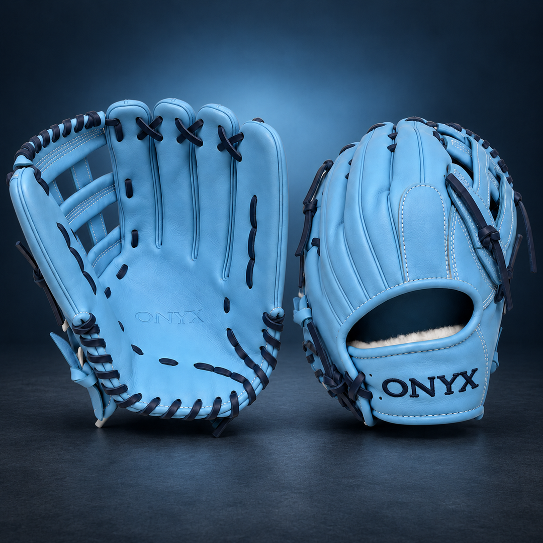Onyx Carolina/Navy Fielding Glove