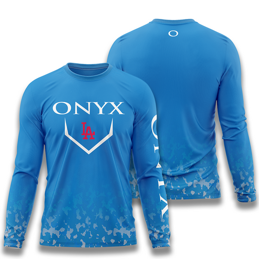 Onyx Mens Long Sleeve Jersey – Blue LA