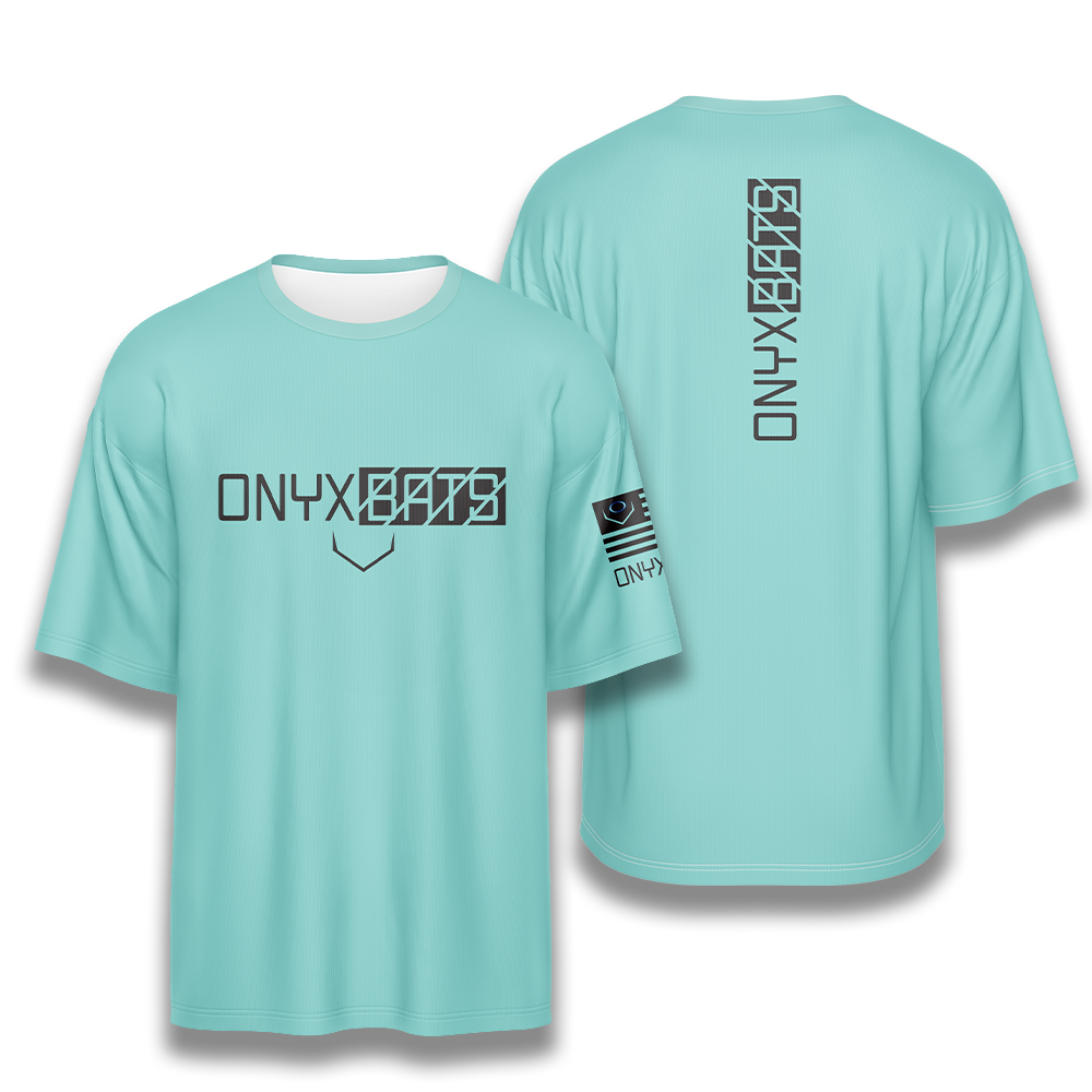 Onyx Men's Jersey - ESD 1545 Cyber Tiffany Black – Onyx Softball Bats