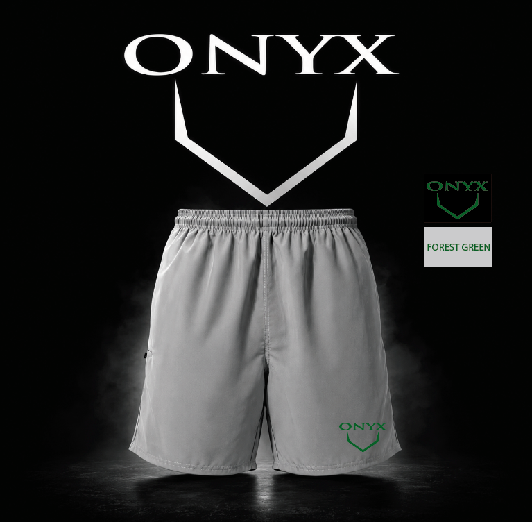 Onyx Shorts – Cement Charcoal Grey Premium Microfiber