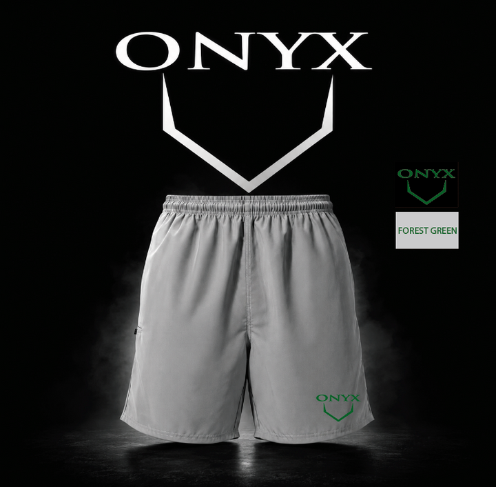Onyx Shorts – Cement Charcoal Grey Premium Microfiber