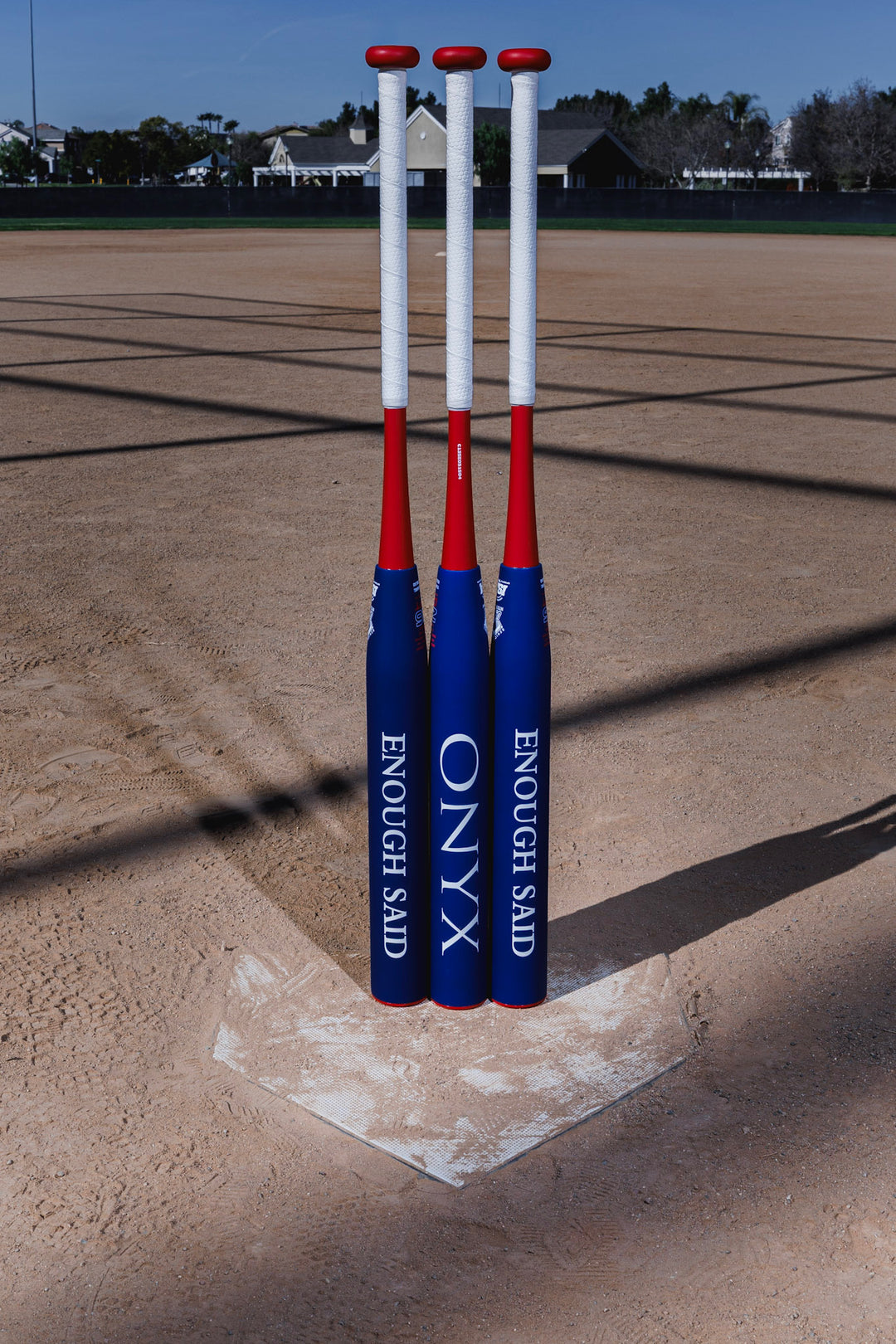 2026 Onyx Enough Said Blue Red White End Load Senior Softball Slowpitch Bat
