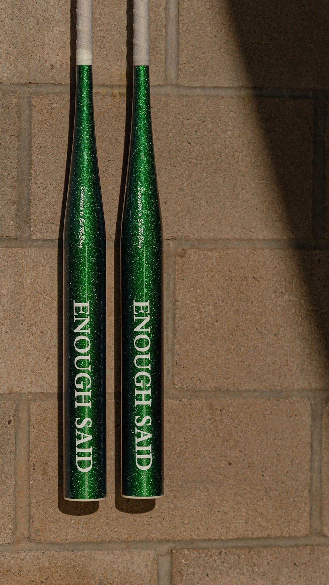 2025 Onyx Enough Said Green 1 Piece End Load Ed McElroy Limited Edition Senior Softball Slowpitch Bat