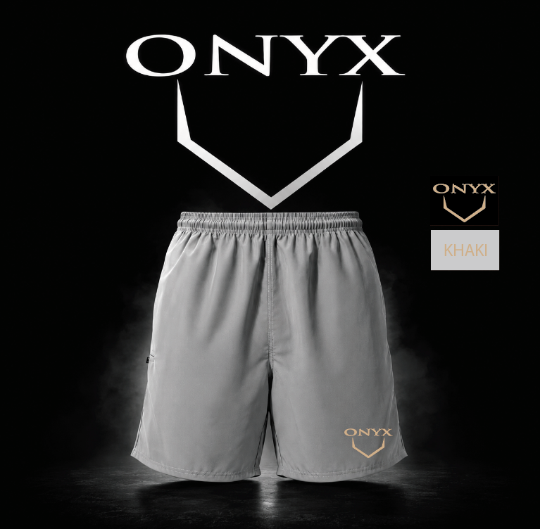 Onyx Shorts – Cement Charcoal Grey Premium Microfiber