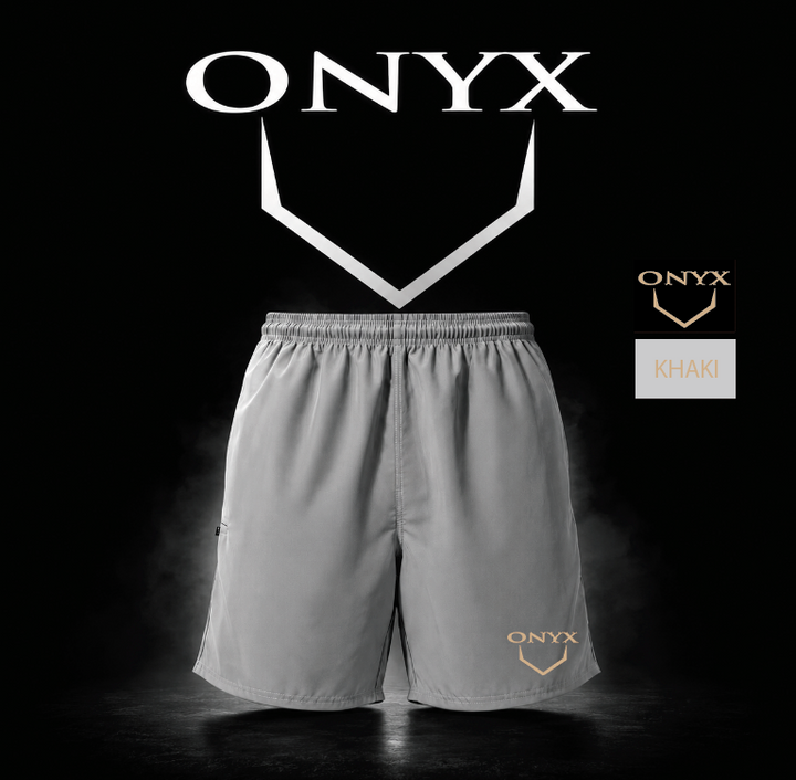 Onyx Shorts – Cement Charcoal Grey Premium Microfiber