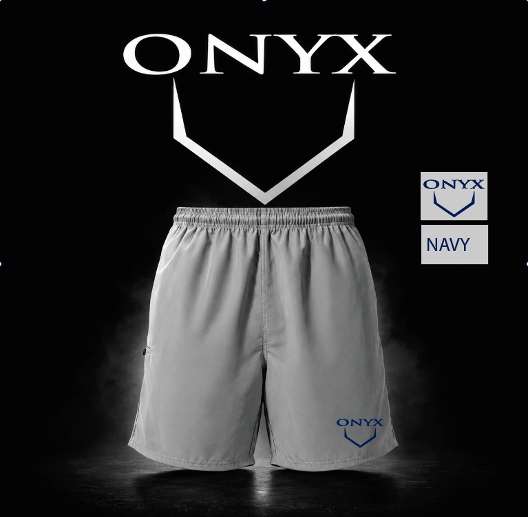 Onyx Shorts – Cement Charcoal Grey Premium Microfiber