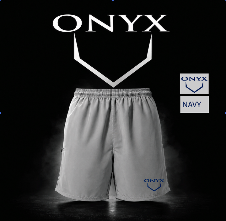 Onyx Shorts – Cement Charcoal Grey Premium Microfiber