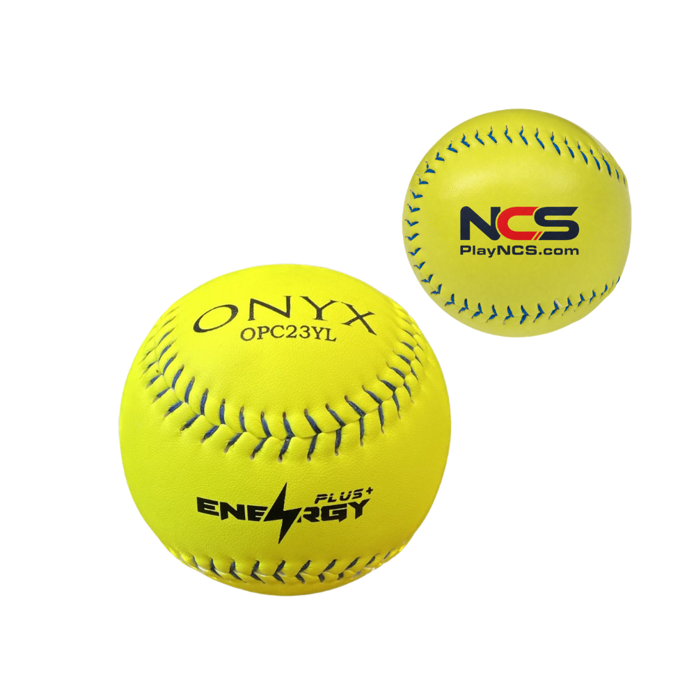 ONYX ENERGY PLUS+ NCS Stamp Womens Slowpitch Softball 11” 44 cor 375 lb (Dozen)