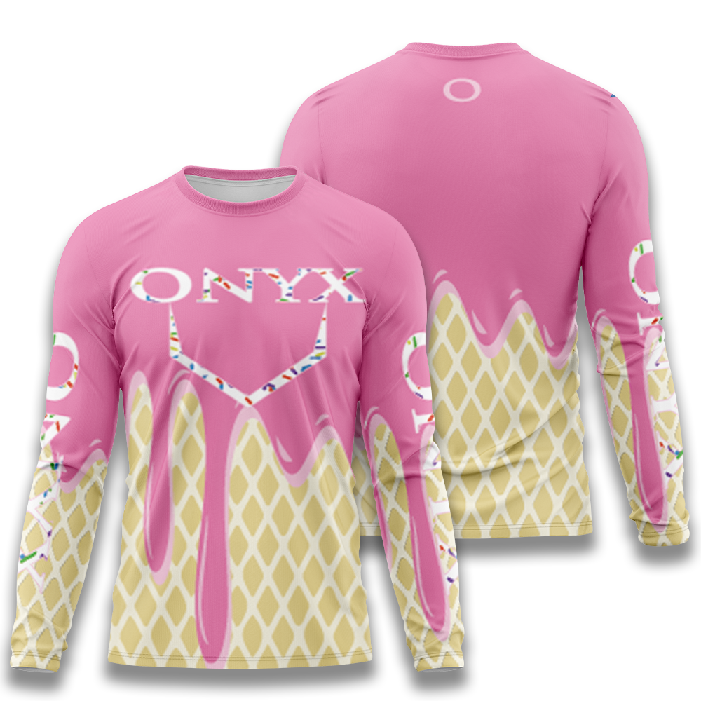 ESD 1547 - Pink Ice cream Onyx Longsleeve Jersey – Onyx Softball Bats
