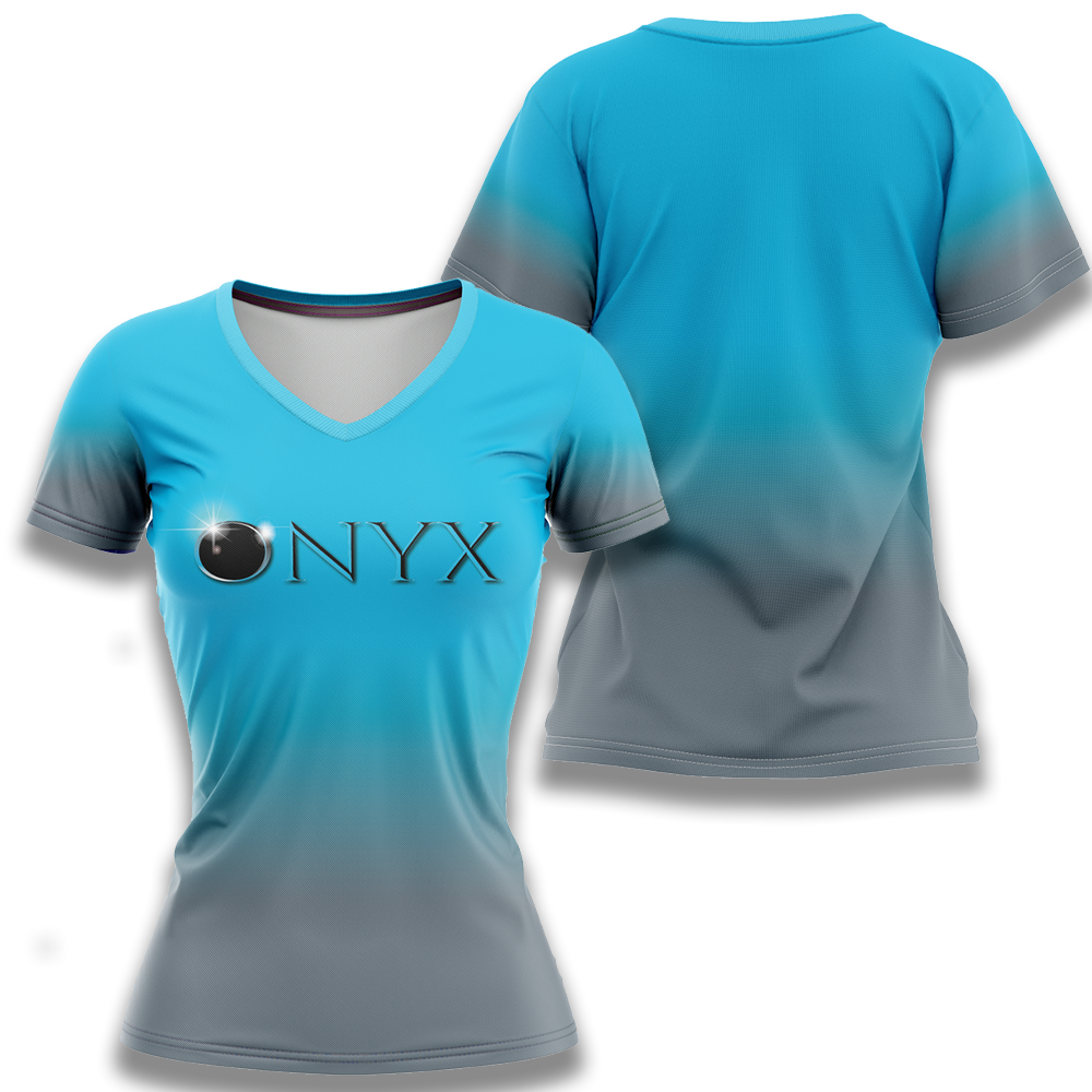 Onyx Womens Jersey - Teal Fade