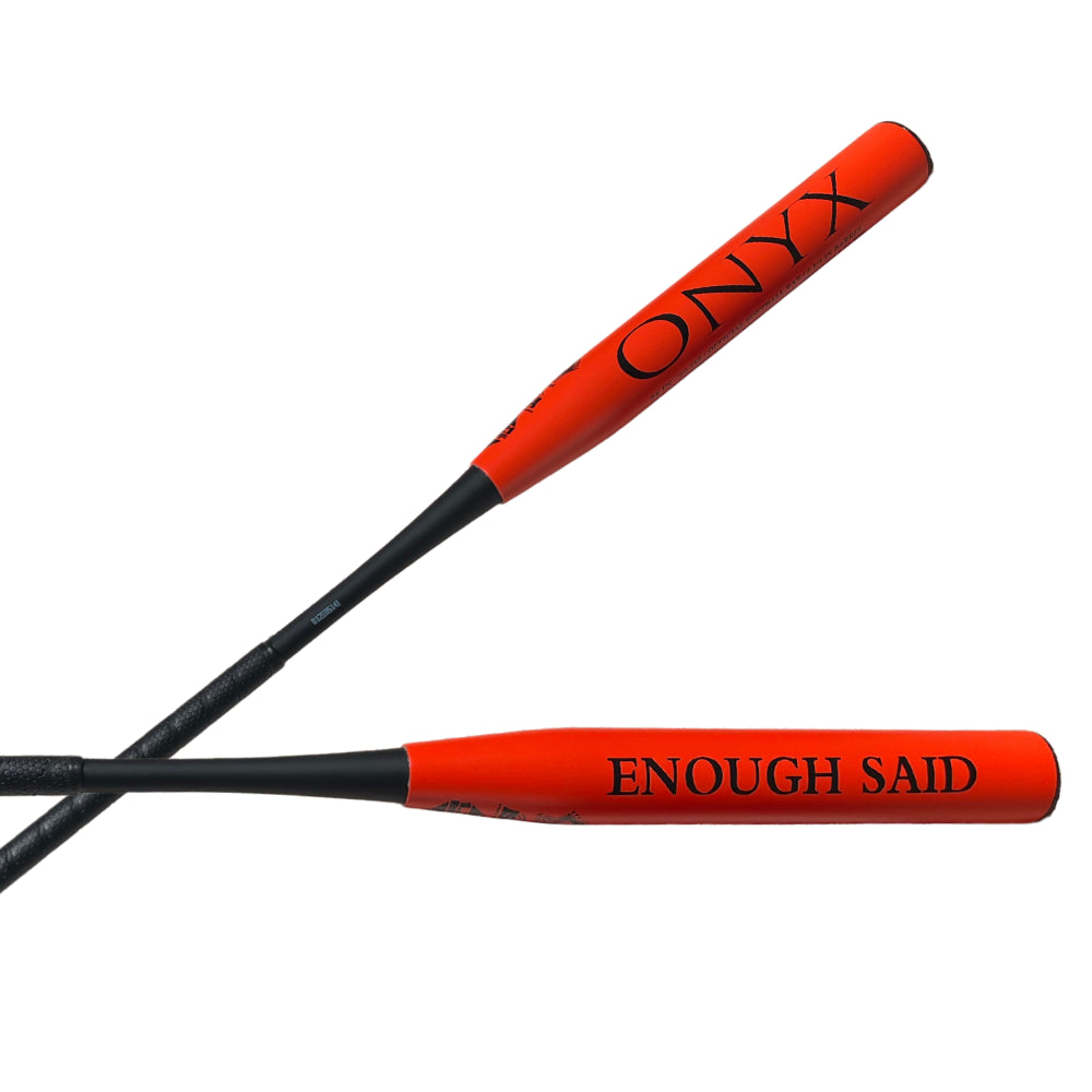 2023 Onyx Enough Said Orange End Load Senior Softball Slowpitch Bat