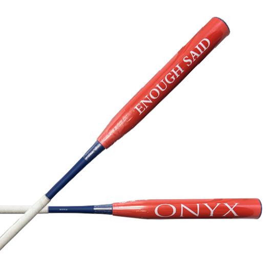 2024 Onyx Enough Said Orange & Blue Soft Barrel Senior Softball Slowpitch Bat