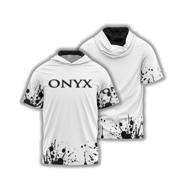 Onyx Mens Jersey  Hoodie – White Splatter