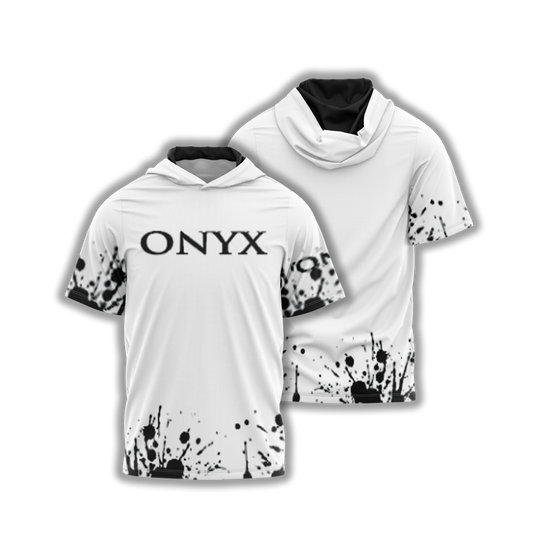 Onyx Mens Jersey  Hoodie – White Splatter