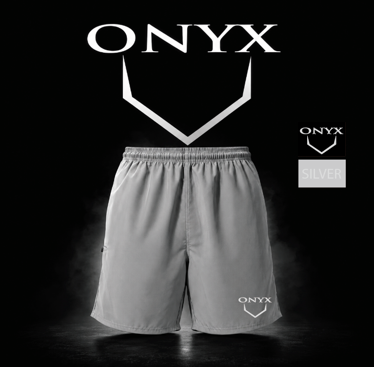 Onyx Shorts – Cement Charcoal Grey Premium Microfiber