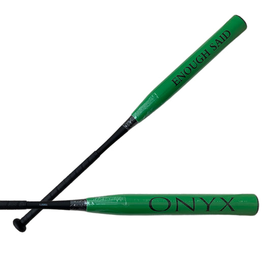 2023 Onyx Enough Said Green Balanced Senior Softball Slowpitch Bat